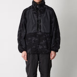 CAMO FLEECE HALF ZIP BLOUSON