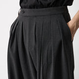 4 TUCK WIDE PANTS