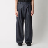 DENIM CURVE PANTS