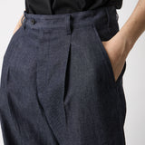 DENIM CURVE PANTS