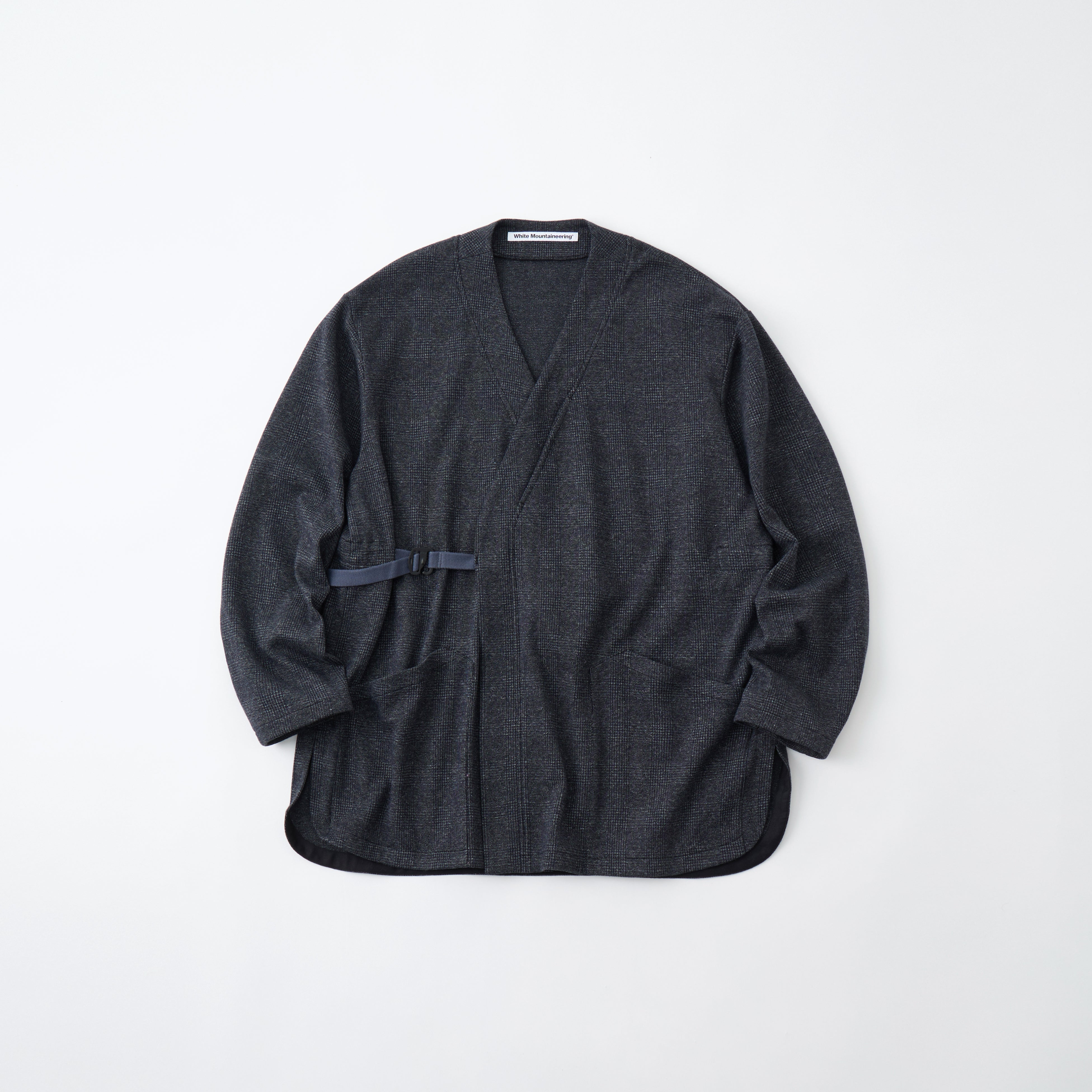 【新品未使用タグ付き】white mountaineering キモノシャツ STRETCH NYLON HALF SLEEVE KIMONO SHIRT - White