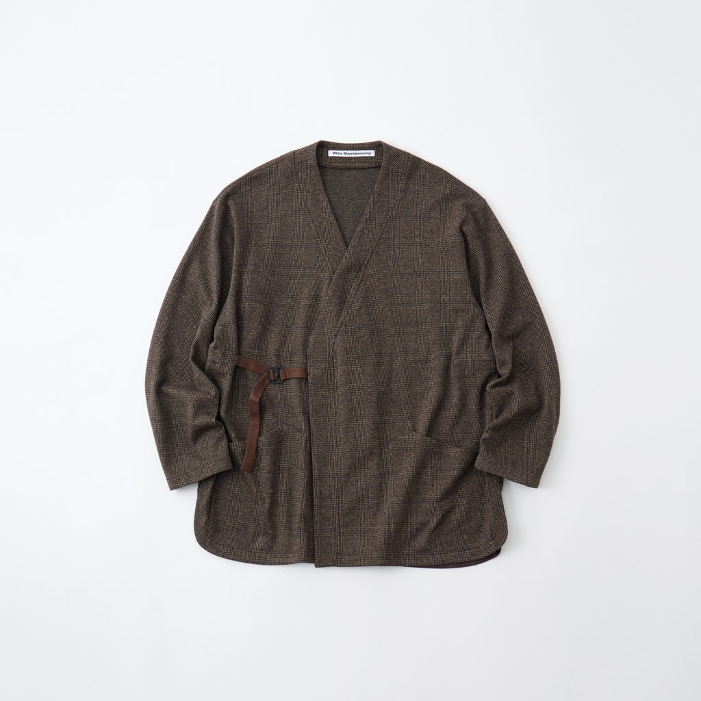 GLENCHECK KIMONO SHIRT - White mountaineering®︎ – White