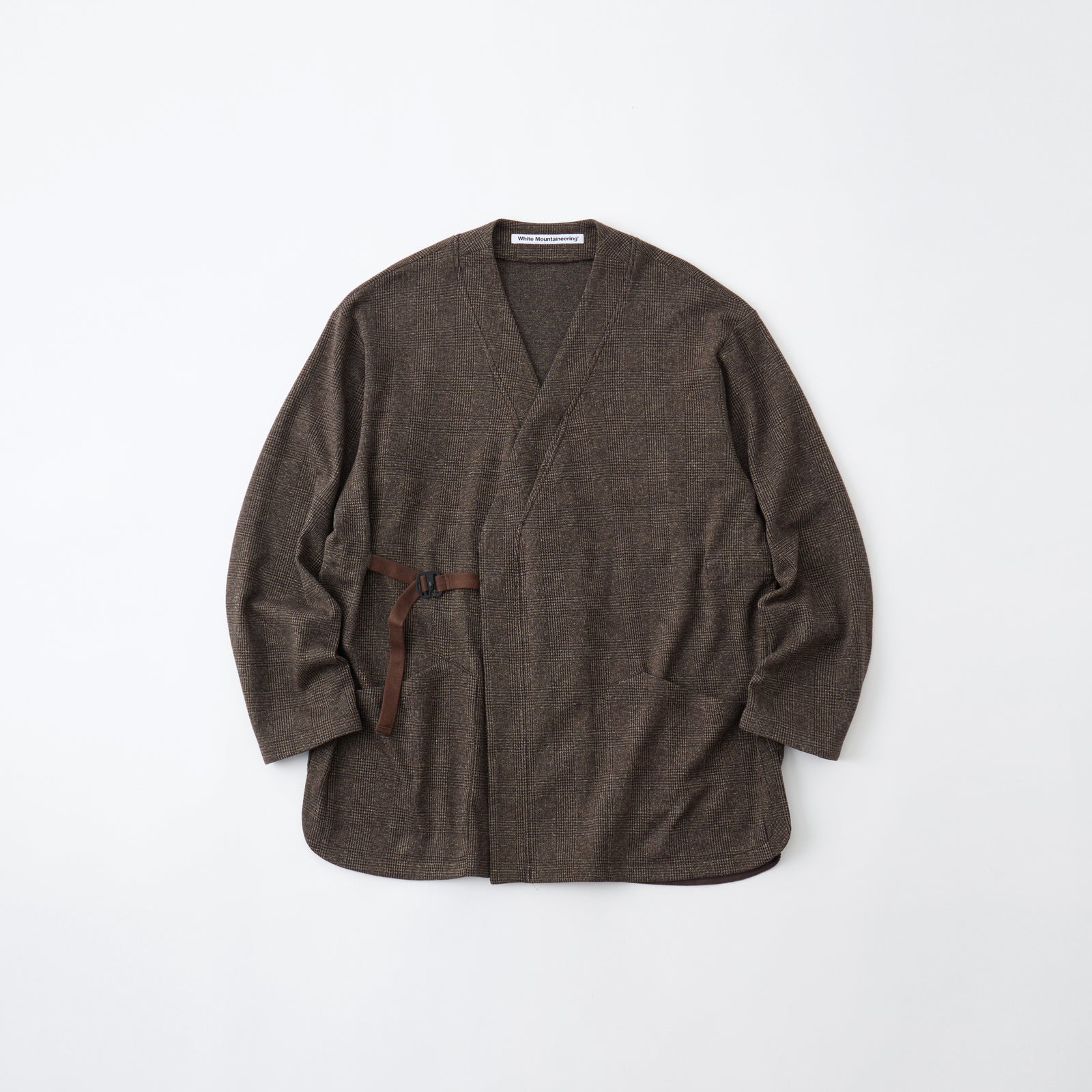 GLENCHECK KIMONO SHIRT - White mountaineering®︎ – White