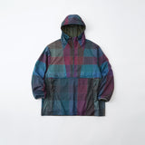 WINDOWPANE PATTERN ANORAK