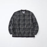 HALF ZIP CHECK PULLOVER