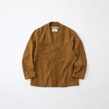 WOOL MELTON CARDIGAN