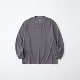 WM × UMBRO HENRY NECK L/S T-SHIRT