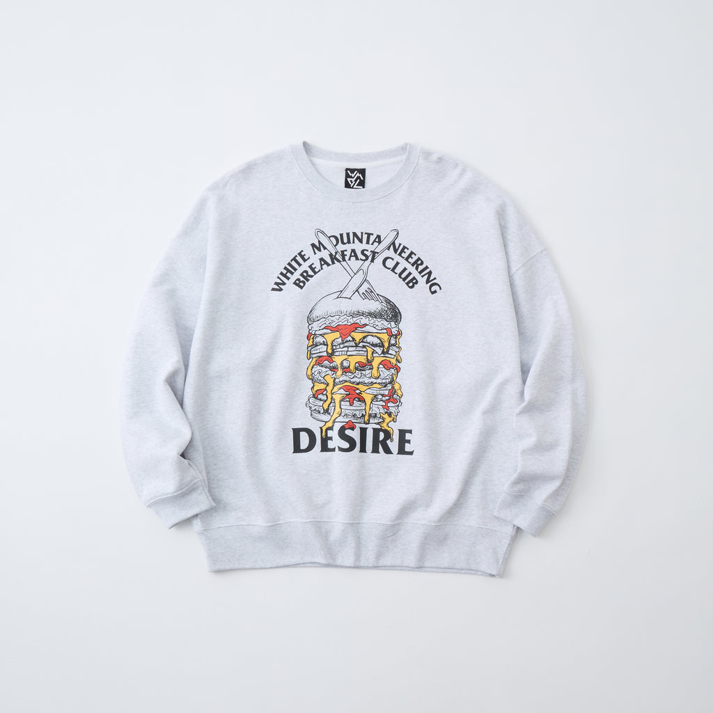 BREAKFAST CLUB SWEAT SHIRT - White mountaineering®︎ – White