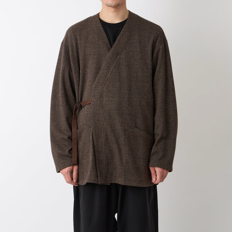 GLENCHECK KIMONO SHIRT