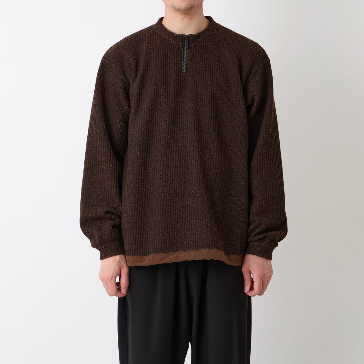 【タイムセール】White Mountaineeringキルトノーカラー ジャケ White Mountaineering｜(M)HALF ZIP KNIT PULLOVER | Rakuten