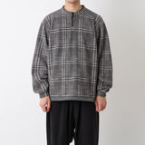HALF ZIP CHECK PULLOVER