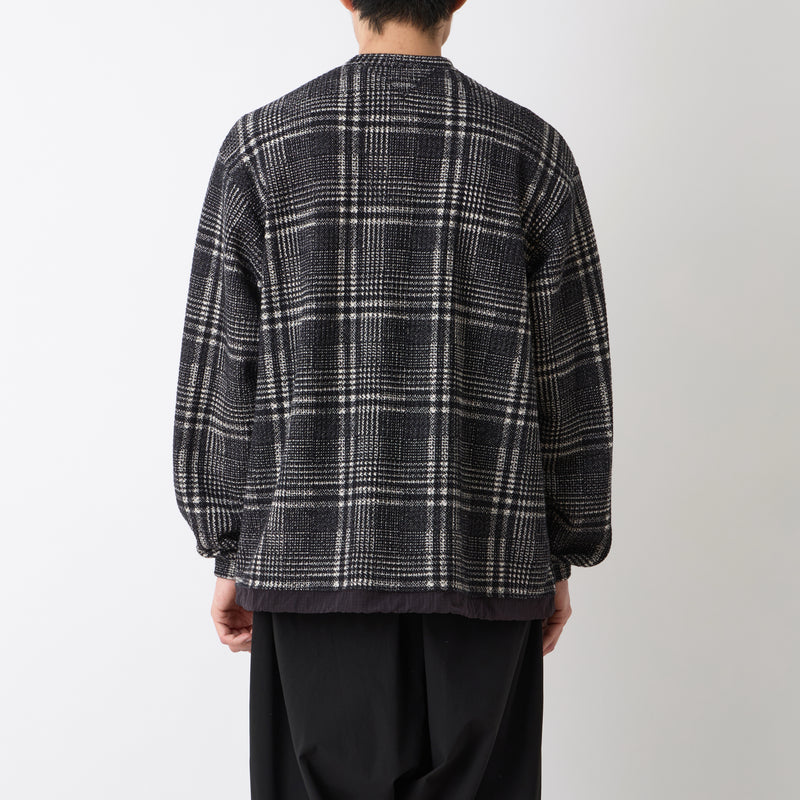 HALF ZIP CHECK PULLOVER