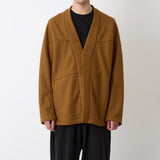 WOOL MELTON CARDIGAN