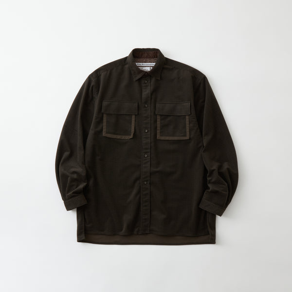 MID GUSSET SLEEVE TRICOT CHECK SHIRT