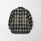 MID GUSSET SLEEVE CHECK WORK SHIRT