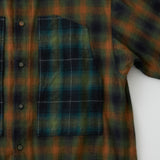 MID GUSSET SLEEVE CHECK WORK SHIRT