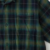 OMBRE CHECK PATTERN PAJAMA SHIRT