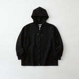 MELTON ZIP UP HOODIE