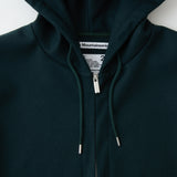 MELTON ZIP UP HOODIE