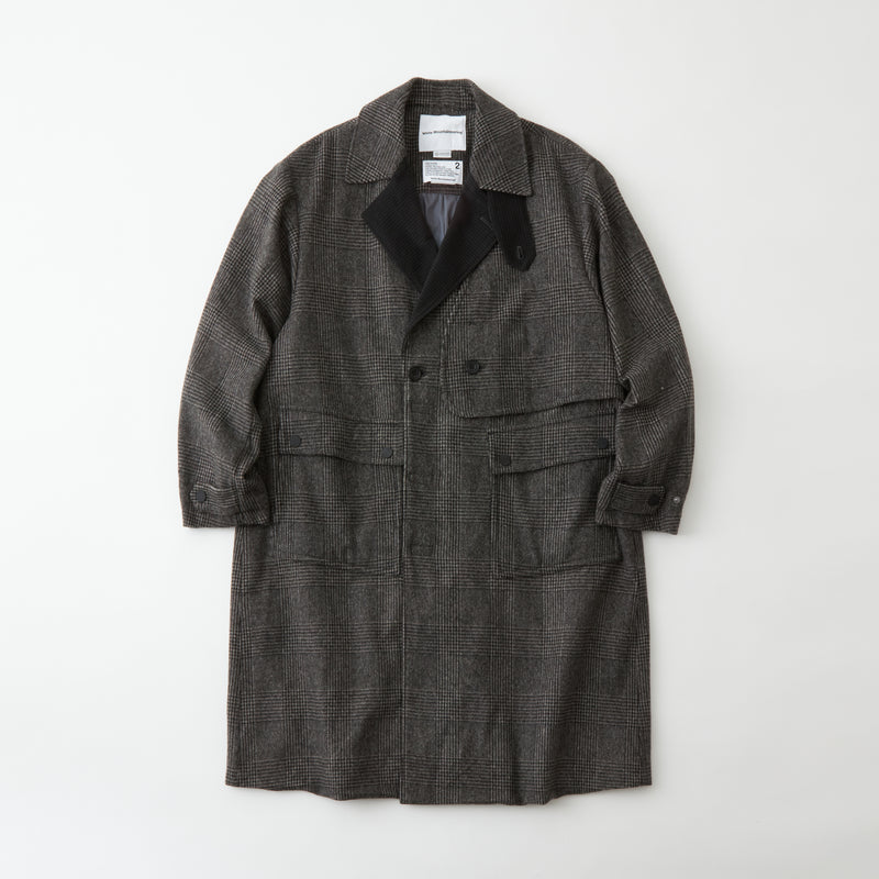 WINDSTOPPER GLEN CHECK COAT