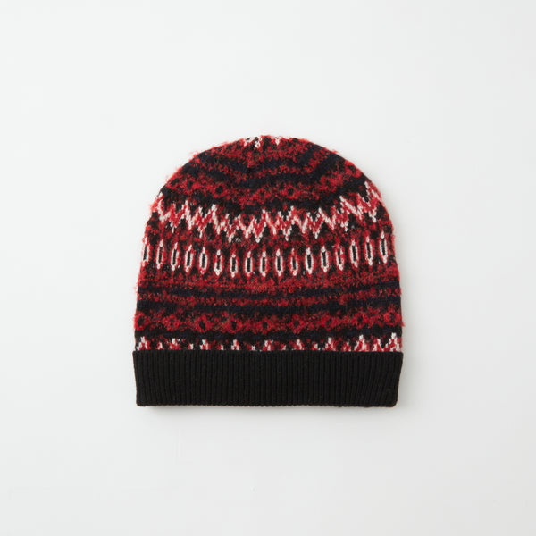 NORDIC PATTERN BEANIE