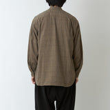 WIDE GUSSET SLEEVE CHECK PULLOVER SHIRT