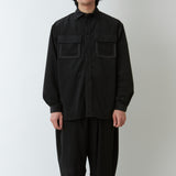 MID GUSSET SLEEVE TRICOT CHECK SHIRT