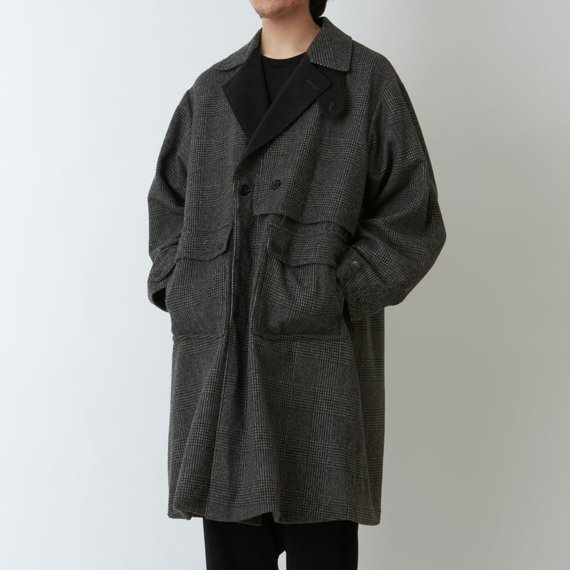 WINDSTOPPER GLEN CHECK COAT