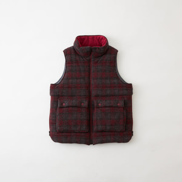 WINDSTOPPER PRIMALOFT CHECK PADDED VEST