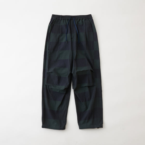 BLOCK CHECK EASY PANTS