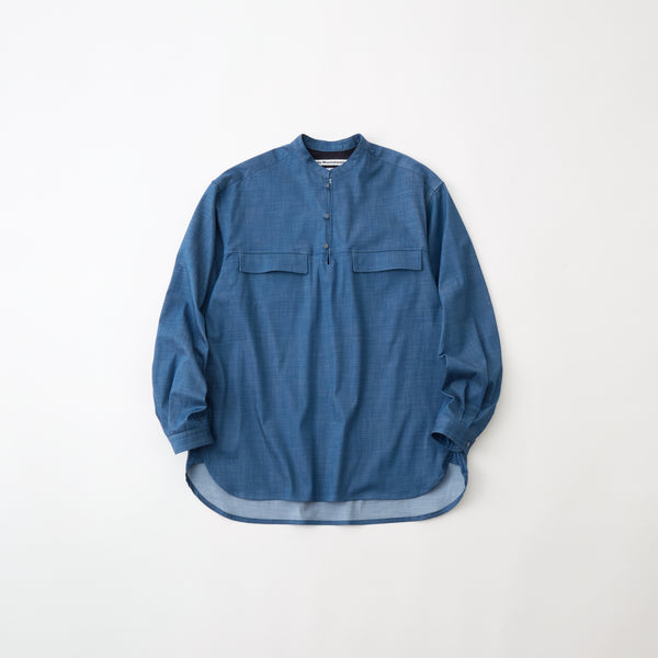 CHAMBRAY PULLOVER SHIRT