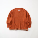 MELANGE WIDE RAGLAN PULLOVER