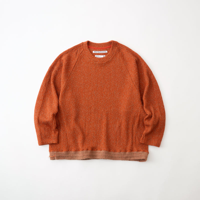 MELANGE WIDE RAGLAN PULLOVER