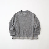 MELANGE WIDE RAGLAN PULLOVER