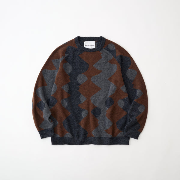 INTARSIA KNIT PULLOVER