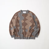 INTARSIA KNIT PULLOVER