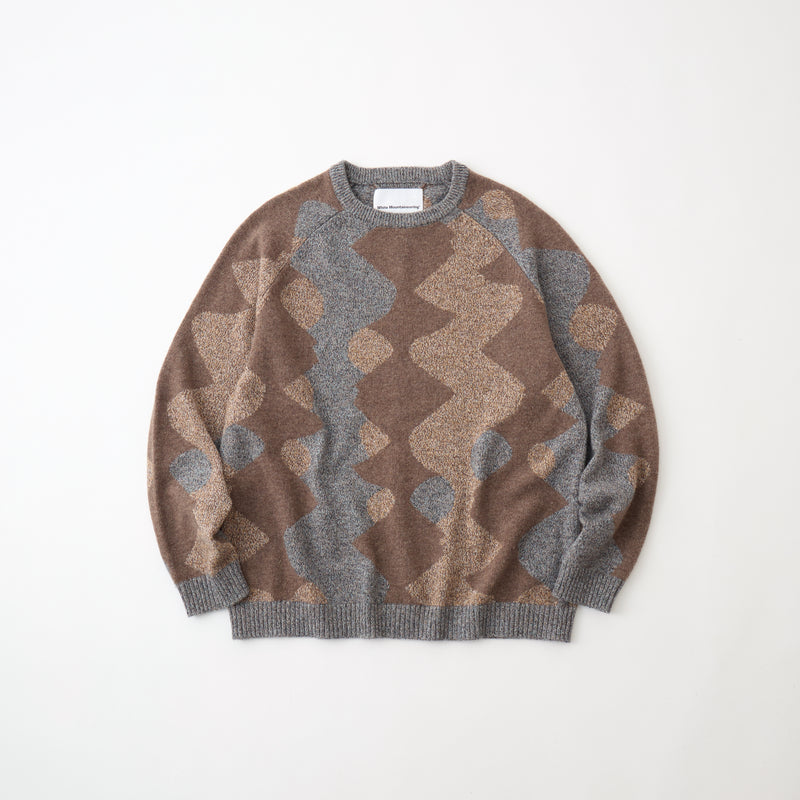 INTARSIA KNIT PULLOVER
