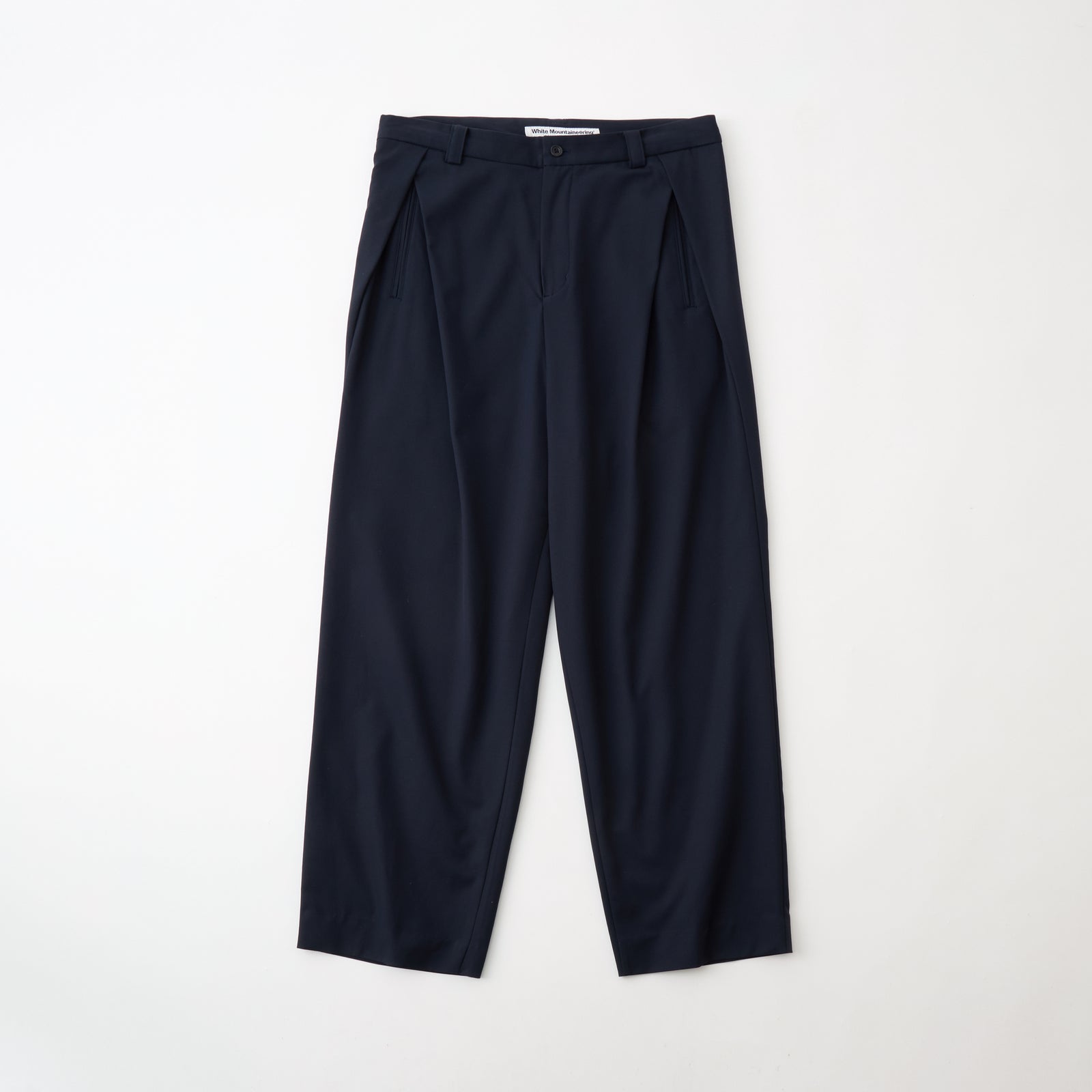 SOLOTEX 2 TUCK WIDE PANTS - White mountaineering®︎ – White