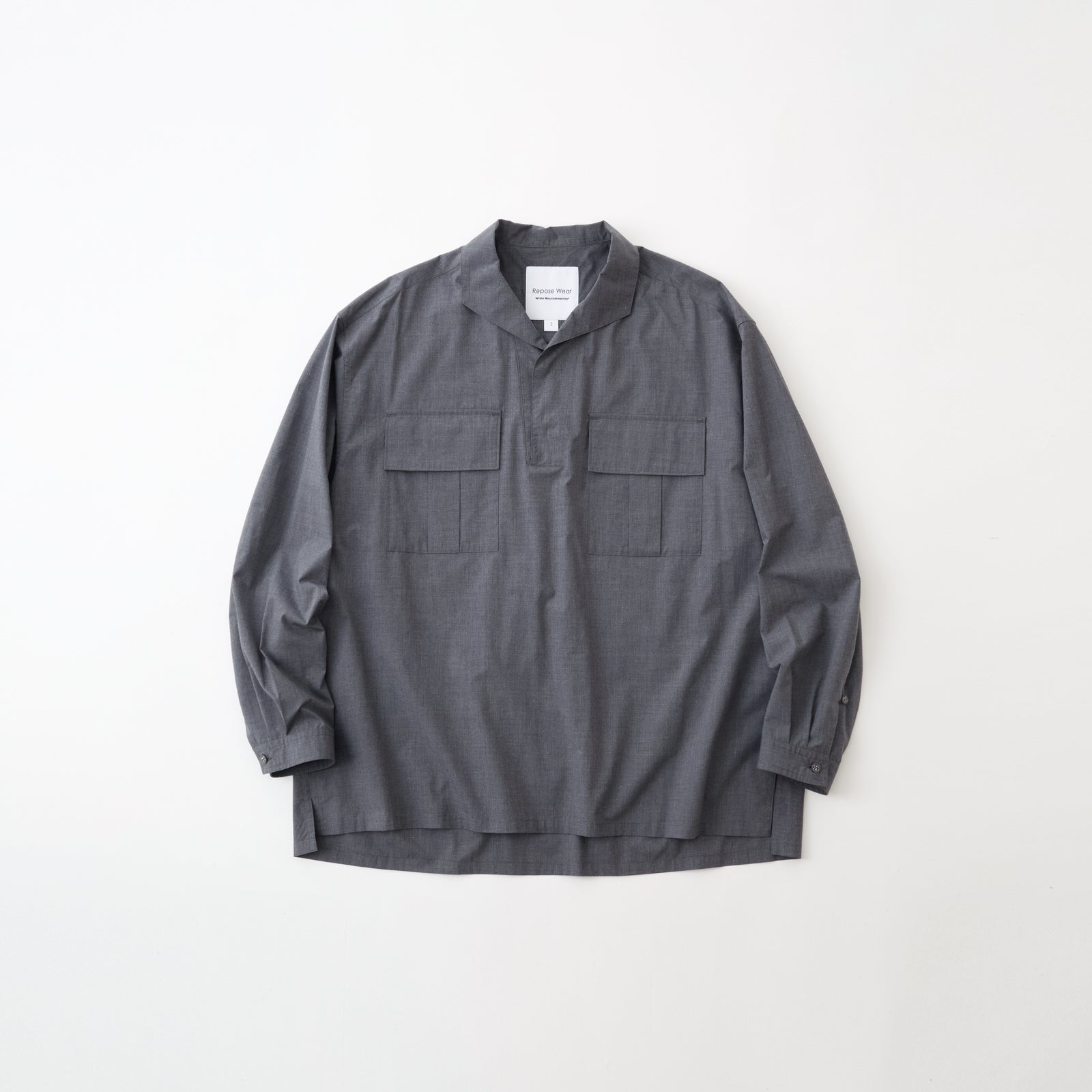 美品 BLK White Mountaineering 25SS ガゼットシャツ WHITE MOUNTAINEERING（ホワイトマウンテニアリング） ミッドガゼット