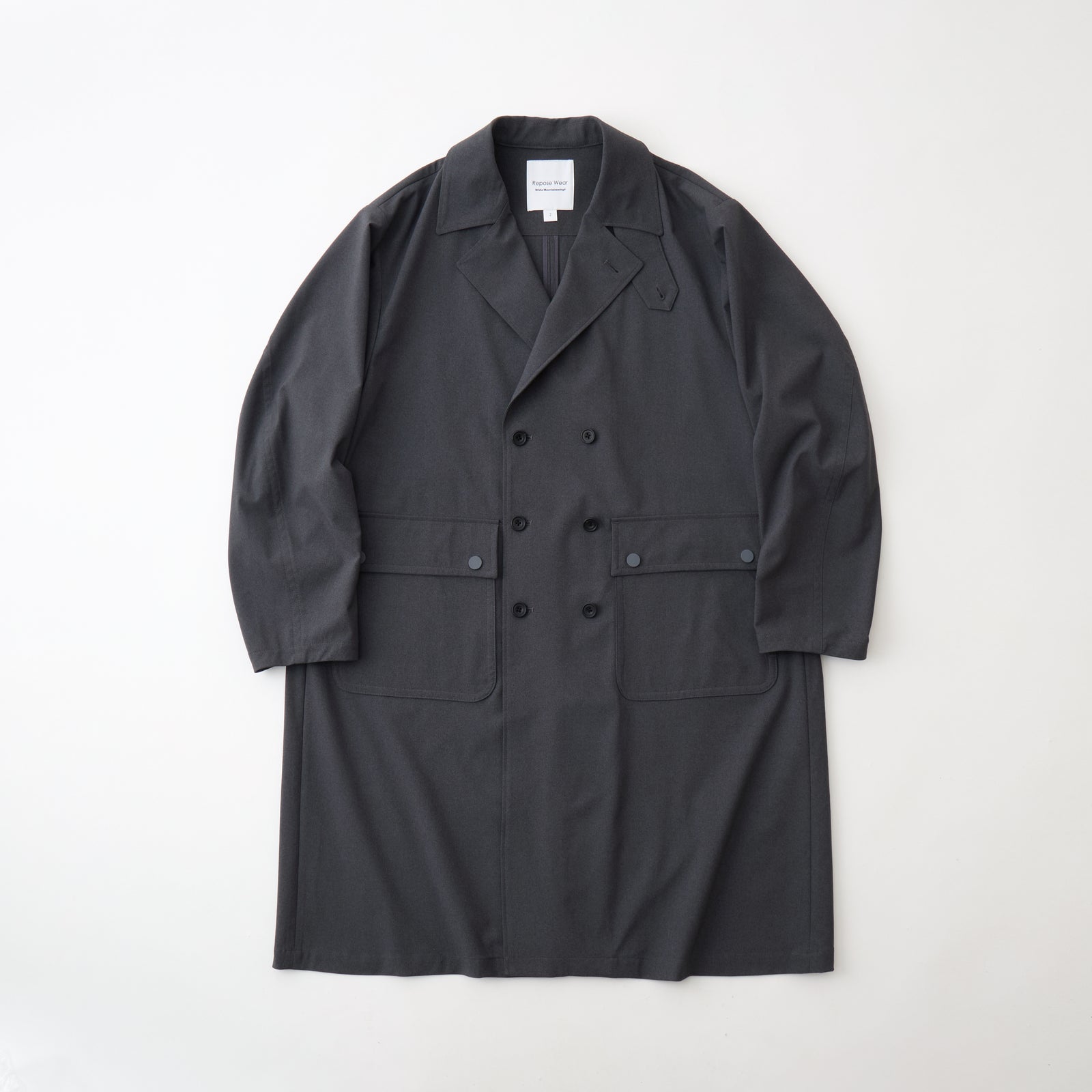 White Mountaineering リバーシブル　コート　 佐藤流司 SOLOTEX DOUBLE BREASTED COAT - White mountaineering®︎ – White