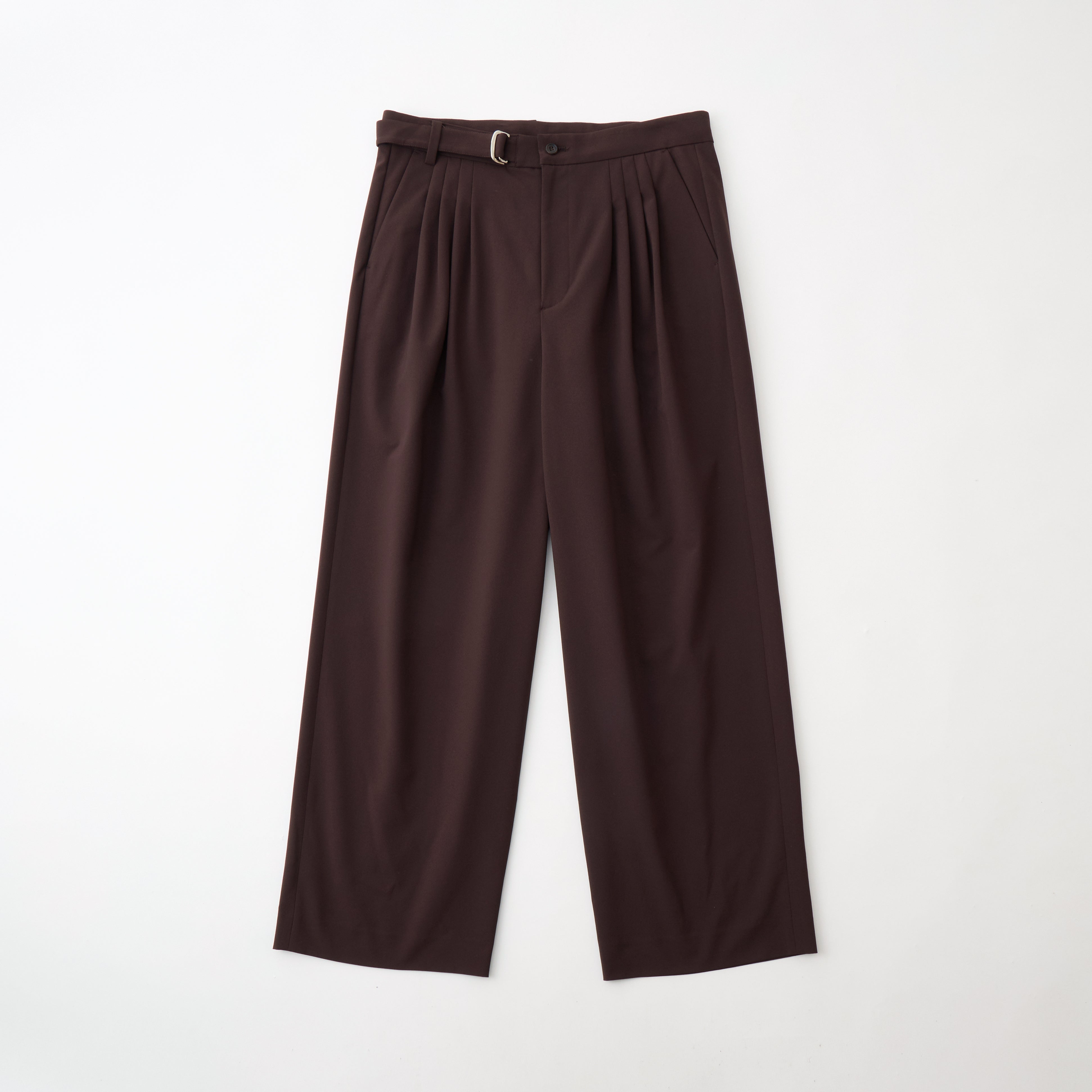 SOLOTEX 4 TUCK WIDE PANTS - White mountaineering®︎ – White 