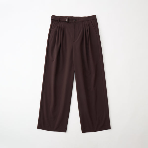 SOLOTEX 4 TUCK WIDE PANTS