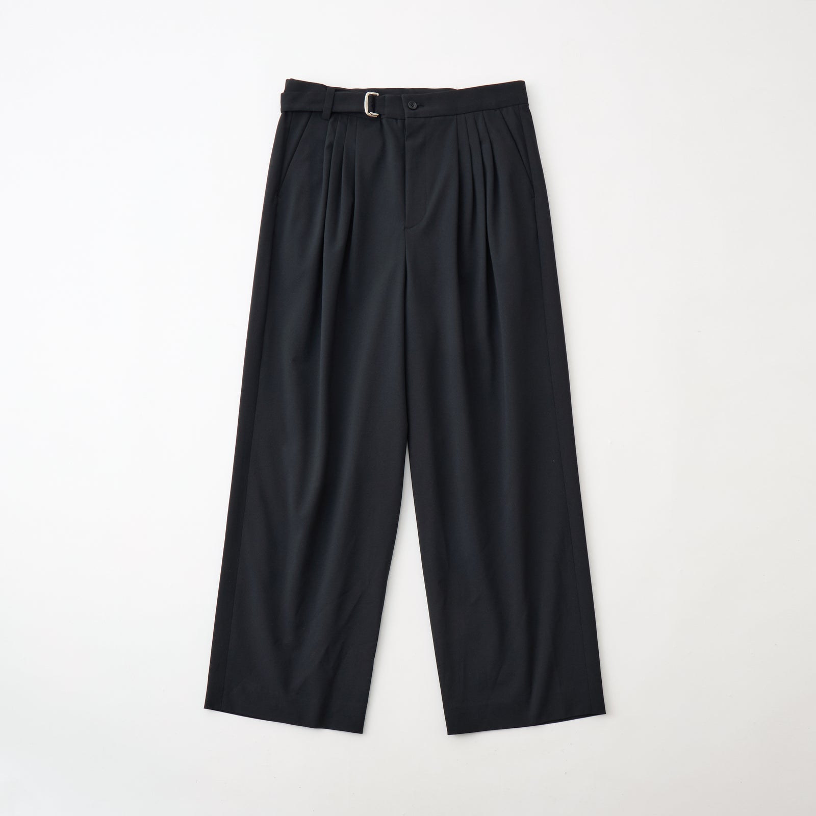 SOLOTEX 4 TUCK WIDE PANTS - White mountaineering®︎ – White