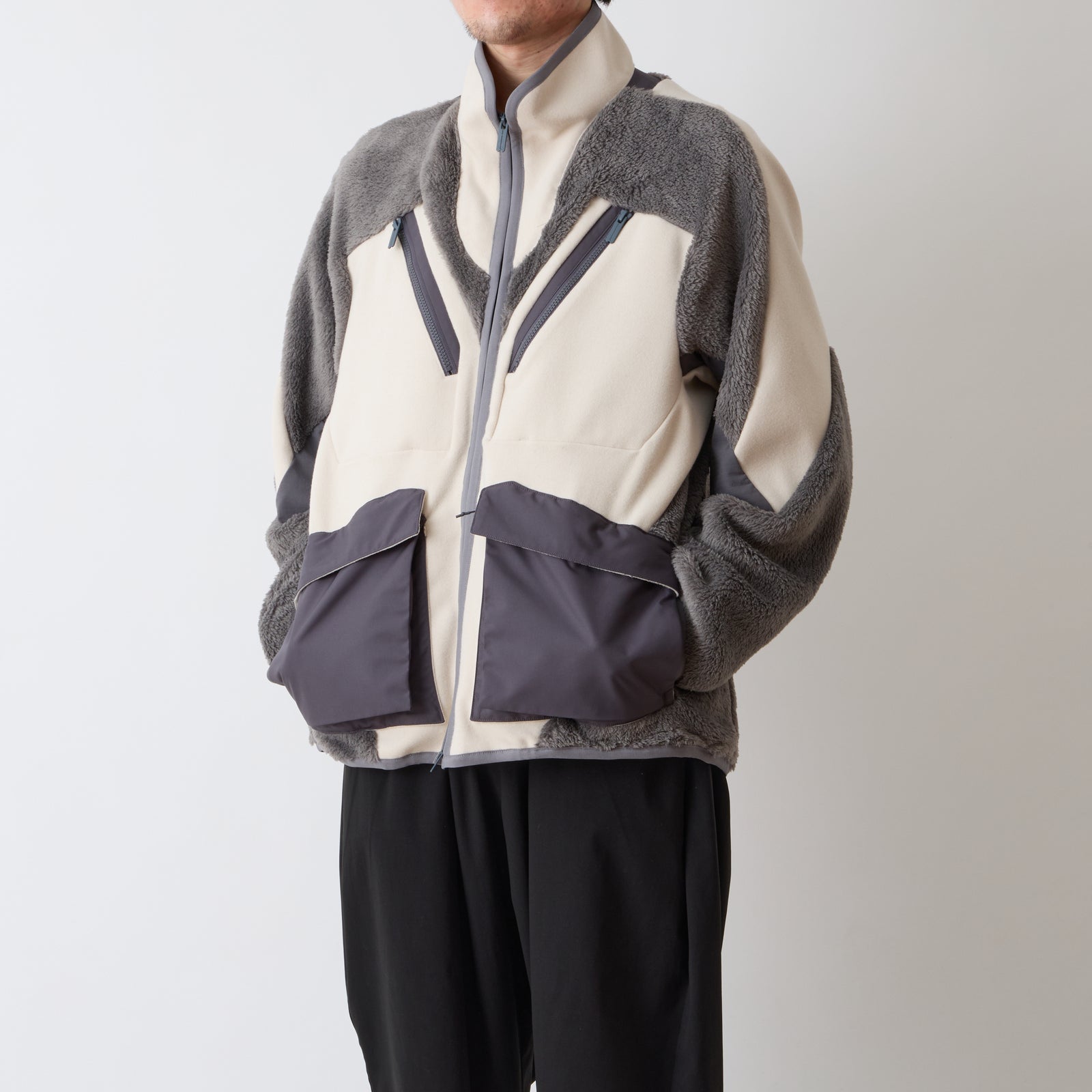 新品　BRIEFING MS FLEECE BLOUSON ホワイトL FLEECE BLOUSON - White mountaineering®︎ – White