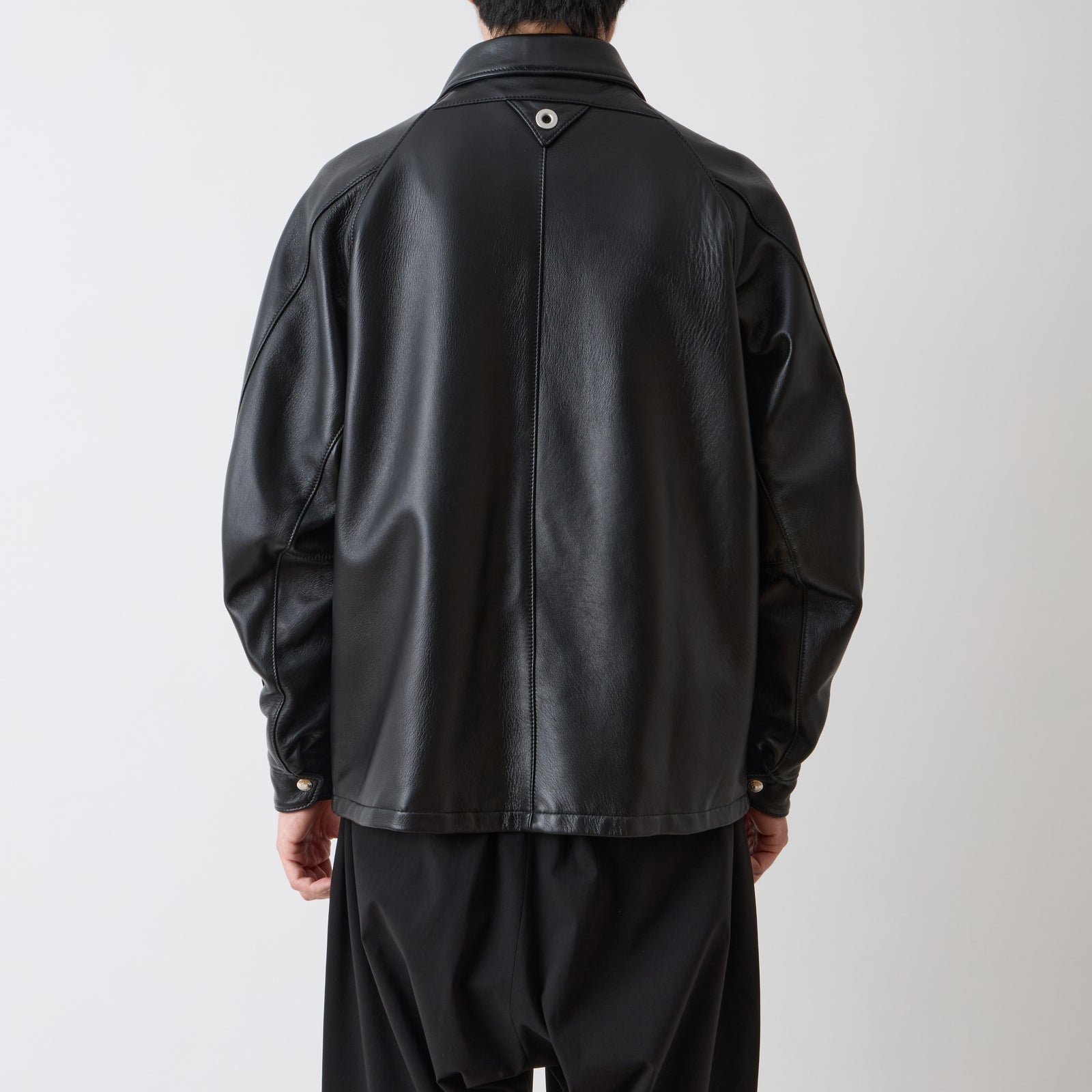 WM × Schott LEATHER COACH JACKET - White mountaineering®︎ – White