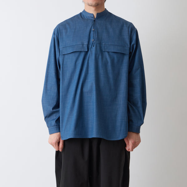CHAMBRAY PULLOVER SHIRT