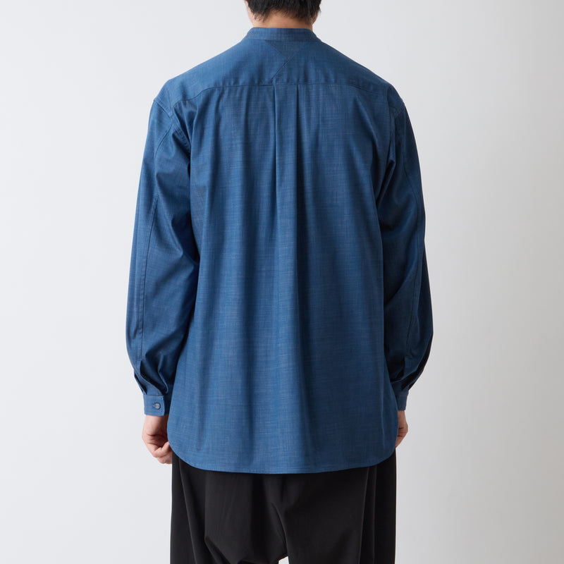 CHAMBRAY PULLOVER SHIRT