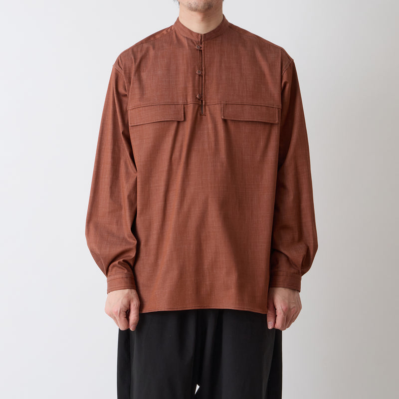 CHAMBRAY PULLOVER SHIRT
