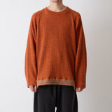MELANGE WIDE RAGLAN PULLOVER