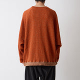 MELANGE WIDE RAGLAN PULLOVER